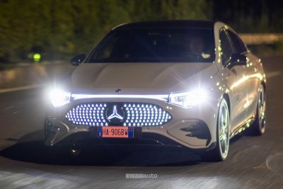 Test autonomia Mercedes CLA sul GRA di Roma