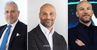 Francesco Cimmino, Andrea Calcagni e Lorenzo Megoli