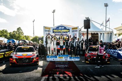 Podio WRC Rallylegend 2025