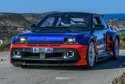 Renault 5 Turbo 3E anteriore 3/4