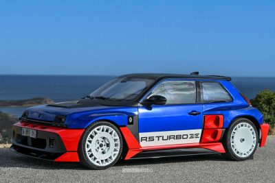 Renault 5 Turbo 3E anteriore 3/4