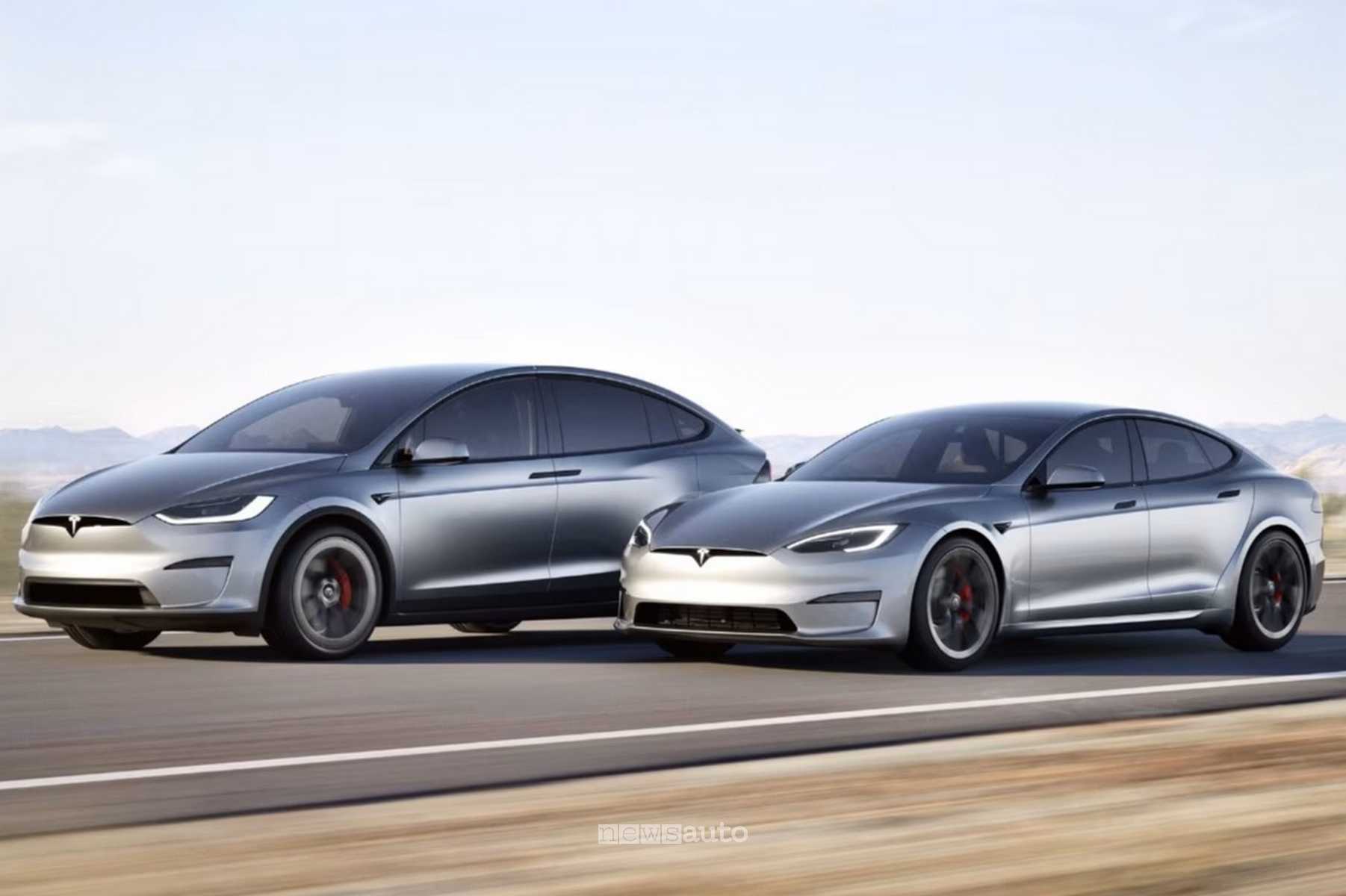 Tesla Model S e Model X, restyling