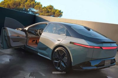 Toyota Corolla Concept posteriore 3/4