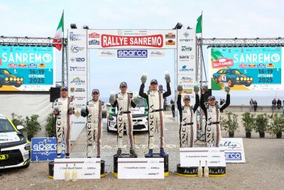 Podio Trofeo Lancia al Rallye Sanremo 2025