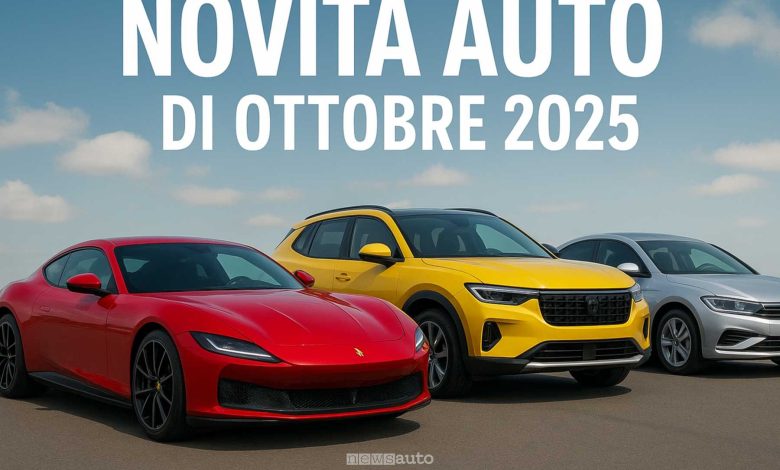 Nuove auto ottobre 2025