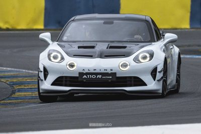 Alpine A110 R Ultime in pista a Le Mans