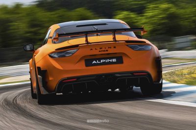 Alpine A110 R Ultime in pista a Le Mans