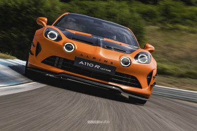 Alpine A110 R Ultime in pista a Le Mans