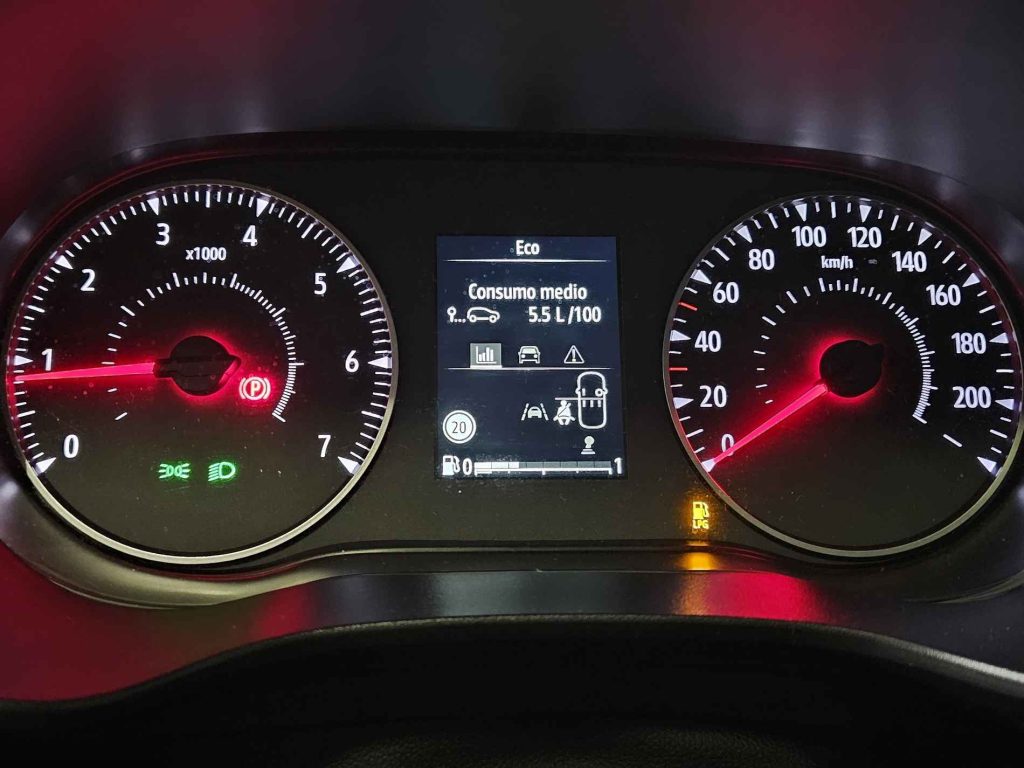 Consumo media a benzina è stato di 5,5 litri/100 km