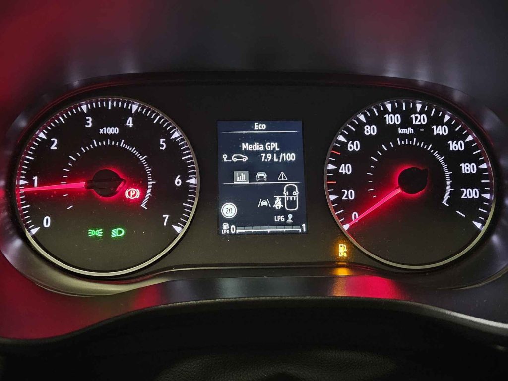 Consumo media a GPL è stato di 7,9 litri/100 km