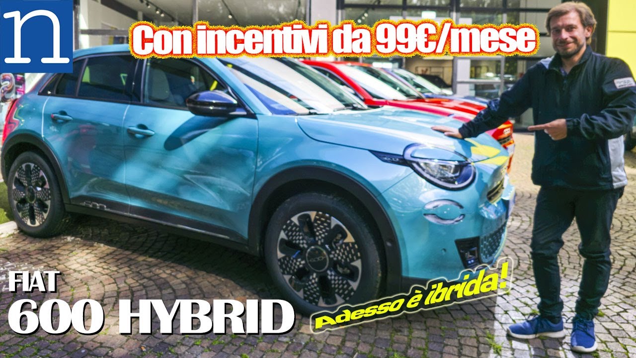 VIDEO Prova Fiat 600 Hybrid