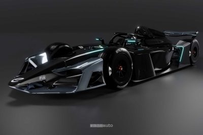 Formula E Gen4 anteriore 3/4