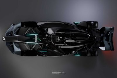 Formula E Gen4 vista dall'alto