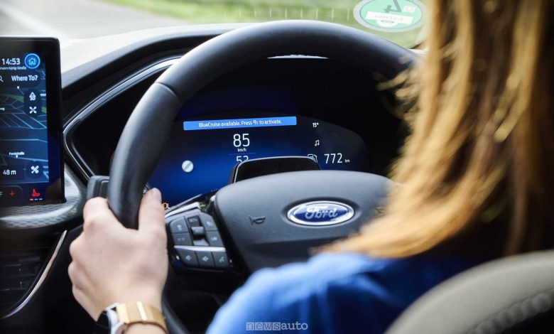 Guida autonoma Ford BlueCruise