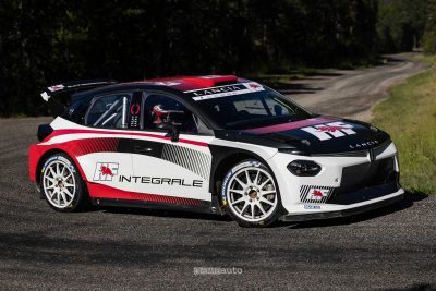 Lancia Ypsilon Rally2 HF Integrale test su strada