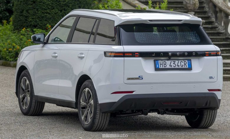 Jaecoo J5 EV posteriore 3/4