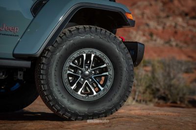 Nuova Jeep Wrangler Rubicon 2026 pneumatici All Terrain