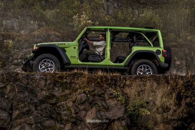 Nuova Jeep Wrangler Rubicon 2026 senza portiere