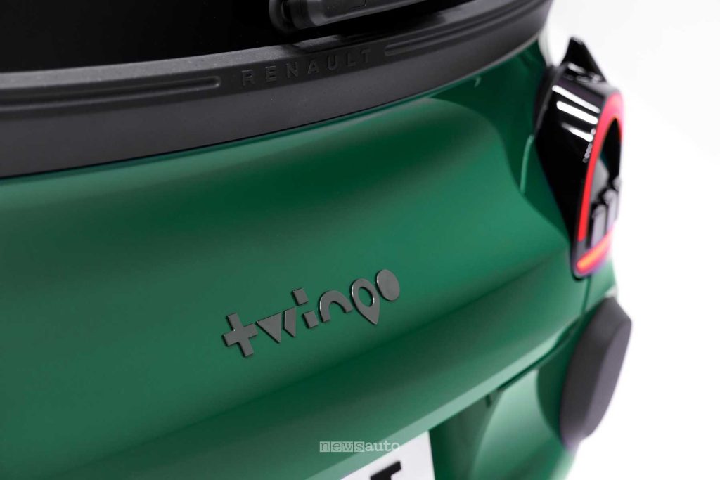 Renault Twingo E-Tech-Electric Techno Techno Vert Absolu portellone posteriore