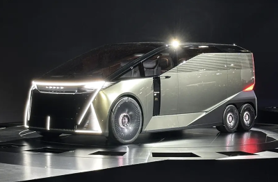 Perché il santuario personale Lexus LS Concept ha sei ruote ap