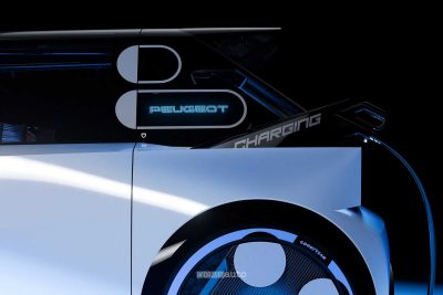 Peugeot Polygon Concept vano per la ricarica