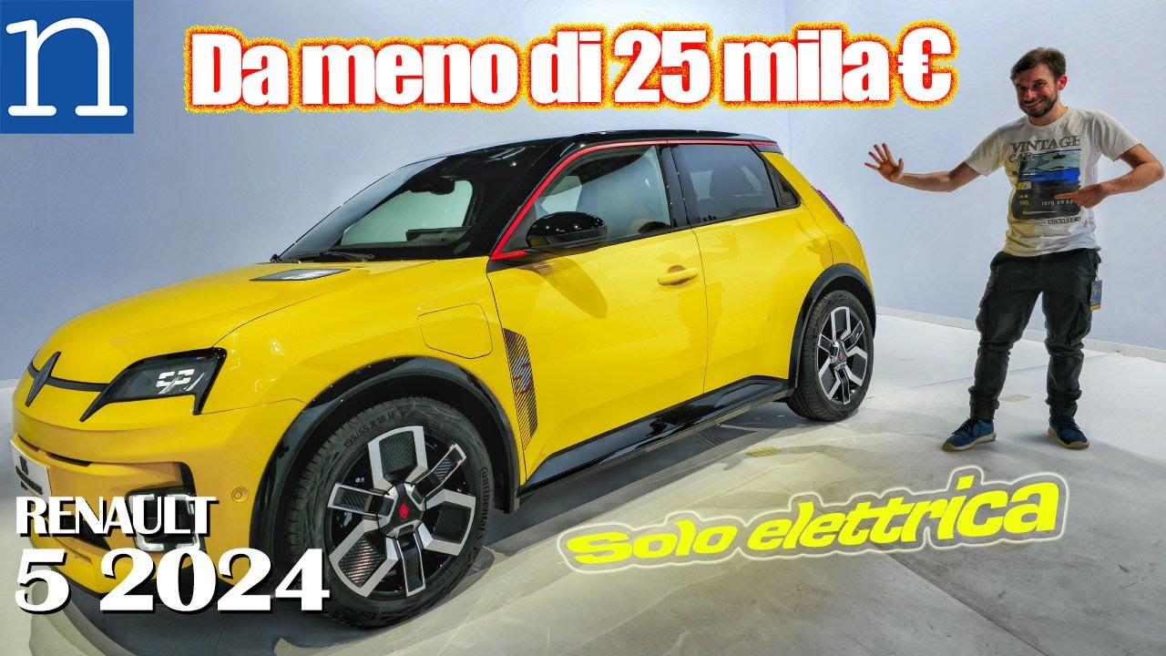 VIDEO Renault 5 elettrica