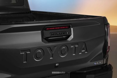 Nuovo Toyota Hilux BEV sponda del cassone