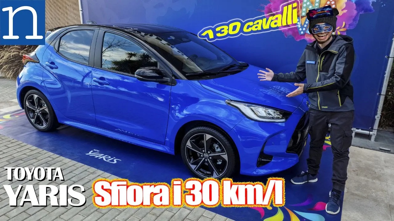 VIDEO prova Toyota Yaris 130 cavalli