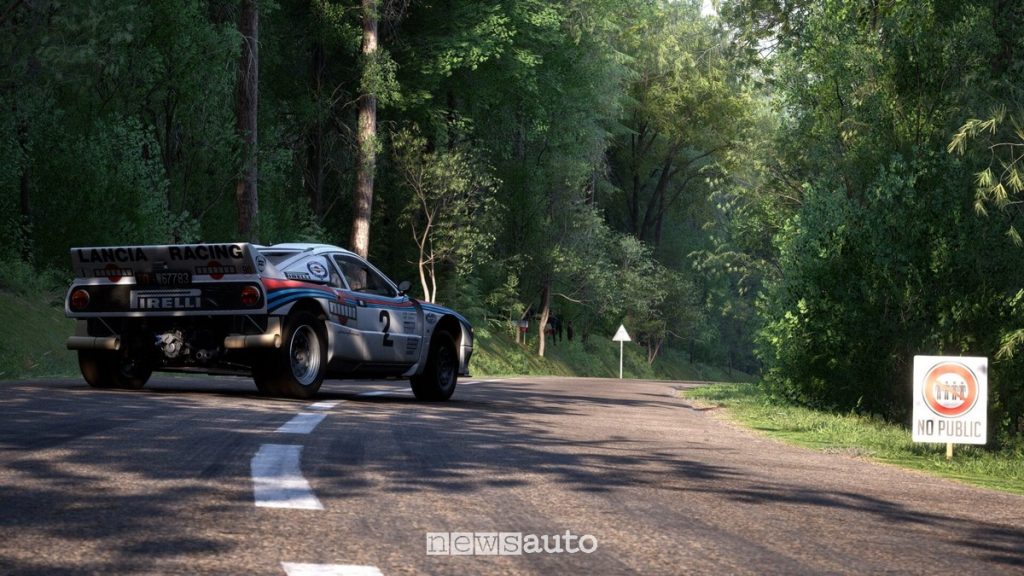 Lancia Rally 037 su asfalto
