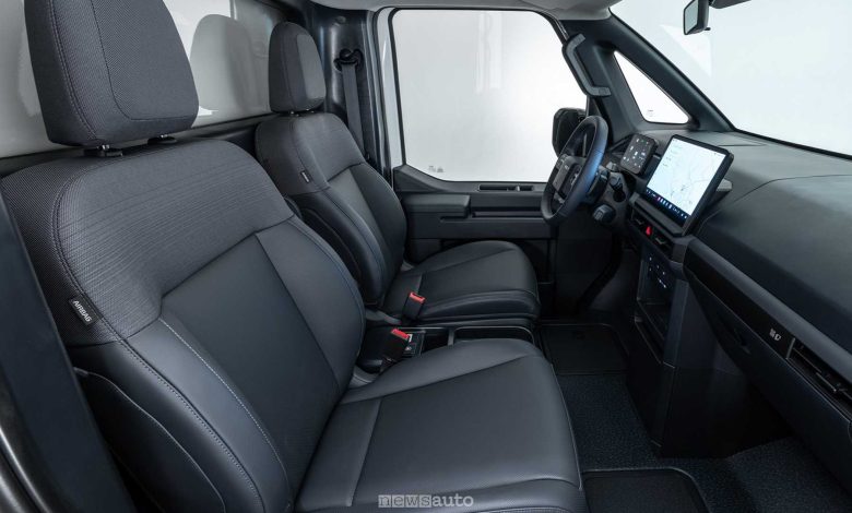 Kia PV5 Chassis Cab sedili abitacolo