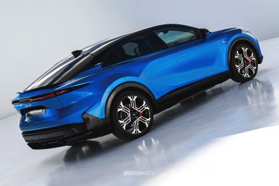 Alpine A390 GT posteriore 3/4