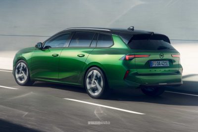 Nuova Opel Astra Sports Tourer posteriore 3/4