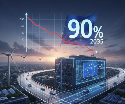 Taglio delle emissioni di CO2 al 90% nel 2035 per le auto UE