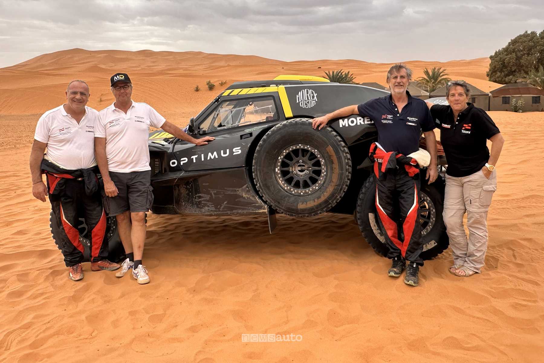 Totani alla Dakar 2026, al via con il buggy Optimus Evo 5 del team MD Rallye Sport