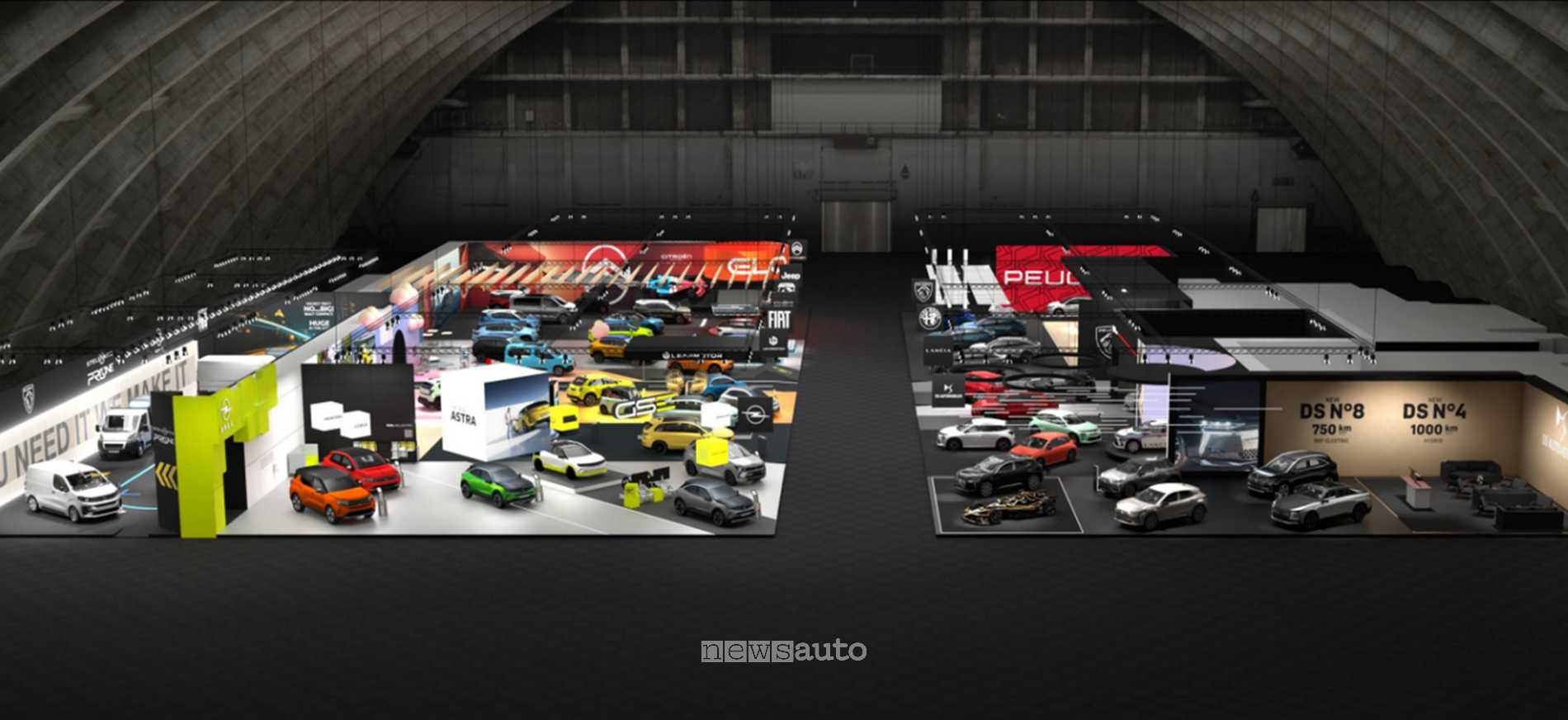 Nello stand Stellantis al Salone di Bruxelles 2026 sono esposti 62 veicoli di 11 marchi