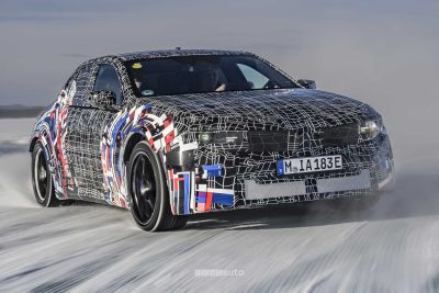 BMW M3 elettrica M Neue Klasse test sulla neve