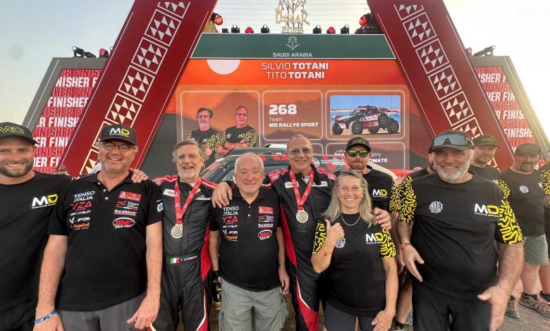 Silvio e Tito Totani insieme al team MDRallye