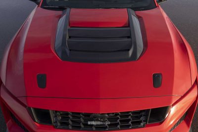 Ford Mustang Dark Horse SC presa d'aria in carbonio del cofano anteriore