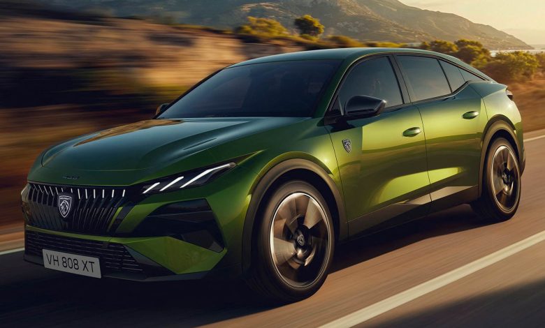 Peugeot 408 2026 anteriore 3/4