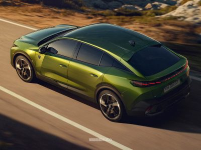 Peugeot 408 2026 vista dall'alto