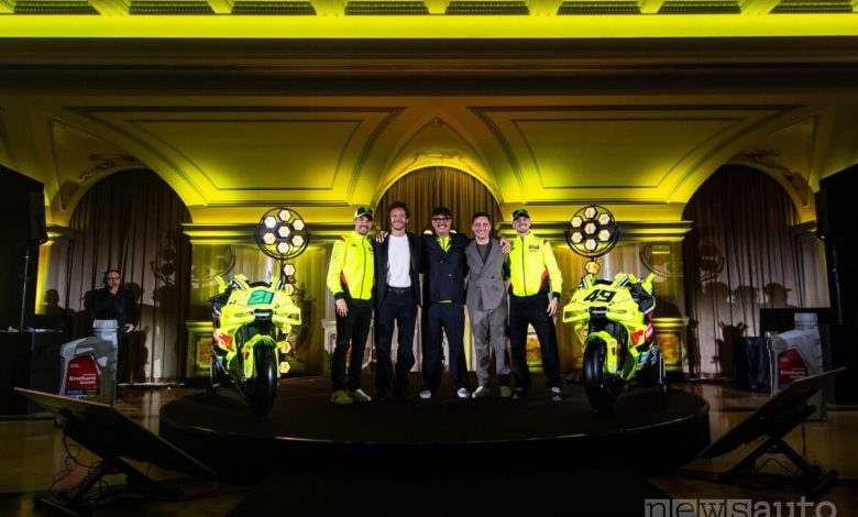 Presentazione Team VR46 2026, occasione dell'annuncio del rinnovo con BMW