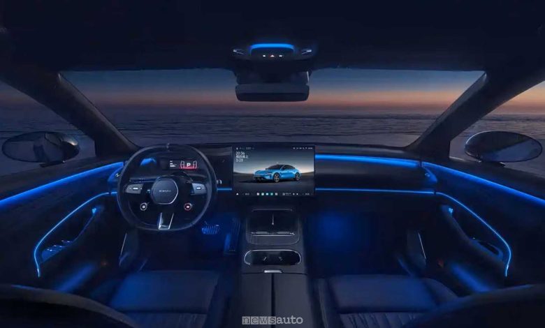 abitacolo della Xiaomi SU7 2026